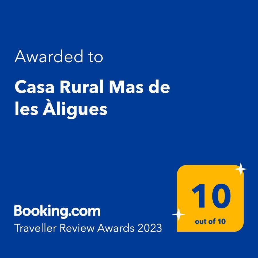 Casa Rural Mas De Les Aligues Mequinenza Exterior photo
