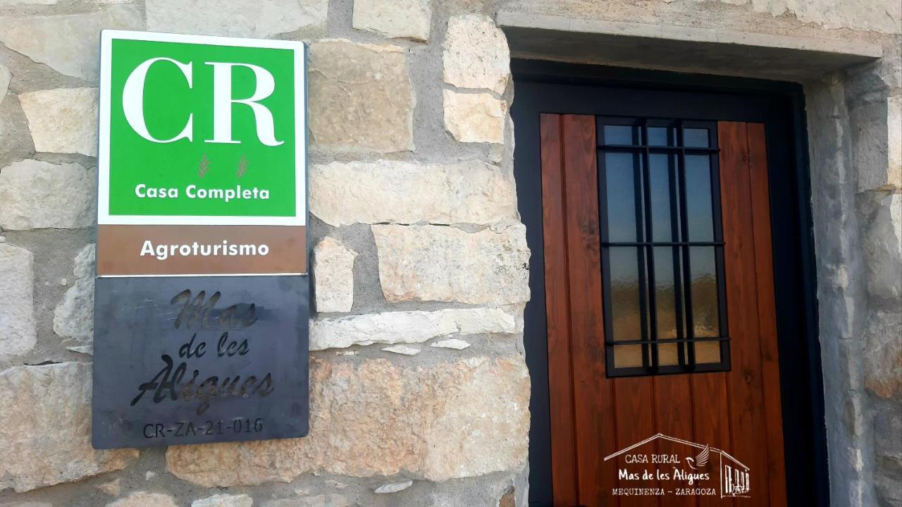 Casa Rural Mas De Les Aligues Mequinenza Exterior photo